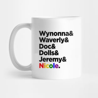 Wynonna Earp and the gang tshirt Mug